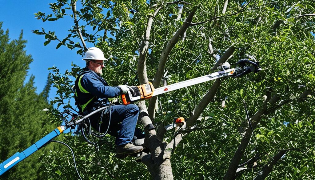 Elektrische Hochentaster umweltfreundliche Anwendung