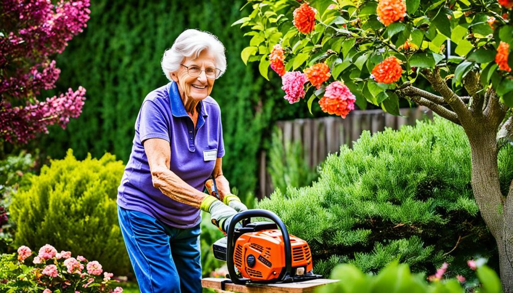 Vermeidung von Überanstrengung bei Gartenarbeit